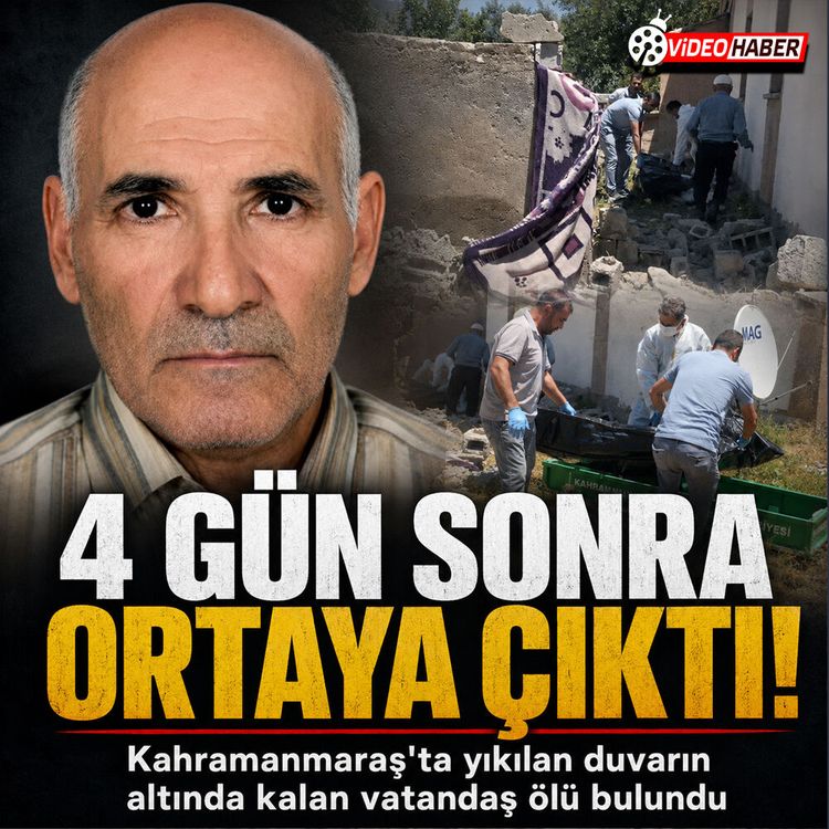 Kahramanmaraş'ta acı olay: Kötü koku ihbarı feci ölümü çözdü