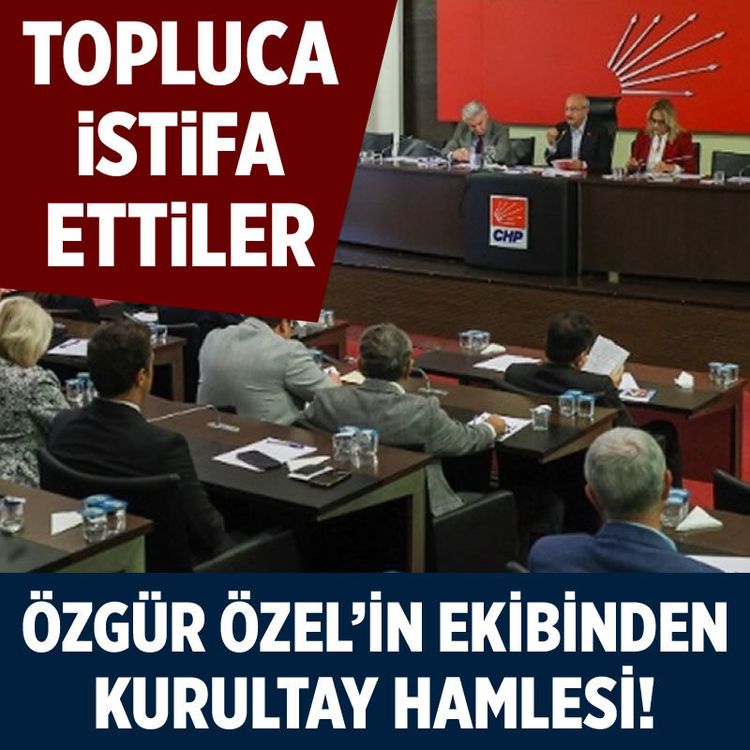 Özgür özel cephesinden tarihi hamle: 28 PM üyesi istifa etti!