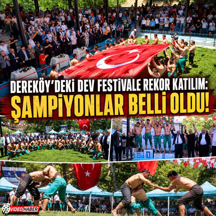 Kahramanmaraş'ta tarihi güreş şöleni: Ödüller dağıtıldı