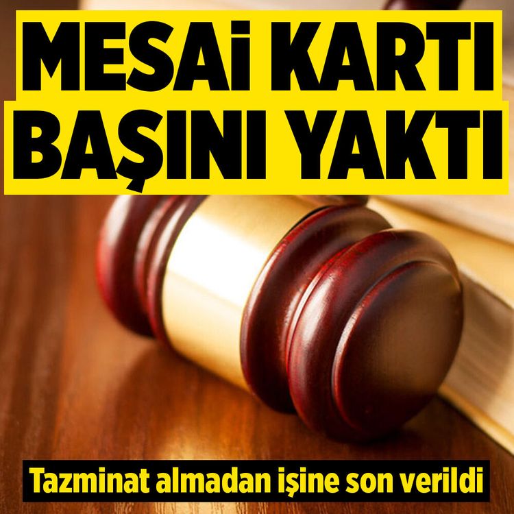 Başkasının kartını okutan işçi tazminat alamayacak