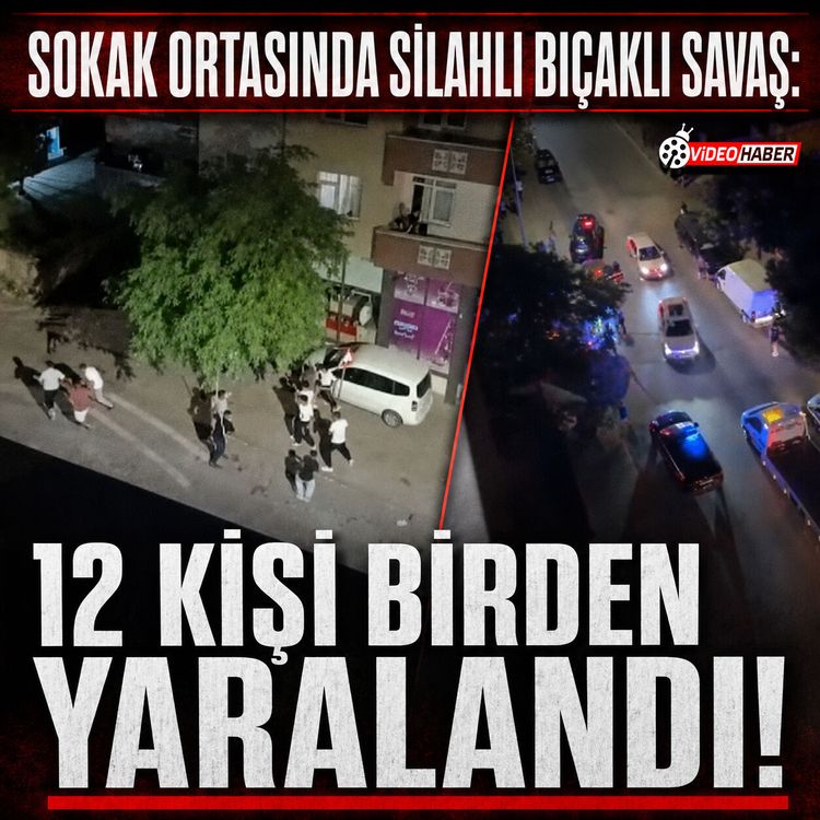 Pendik'te akrabaların çocuk kavgası kanlı bitti: 12 yaralı
