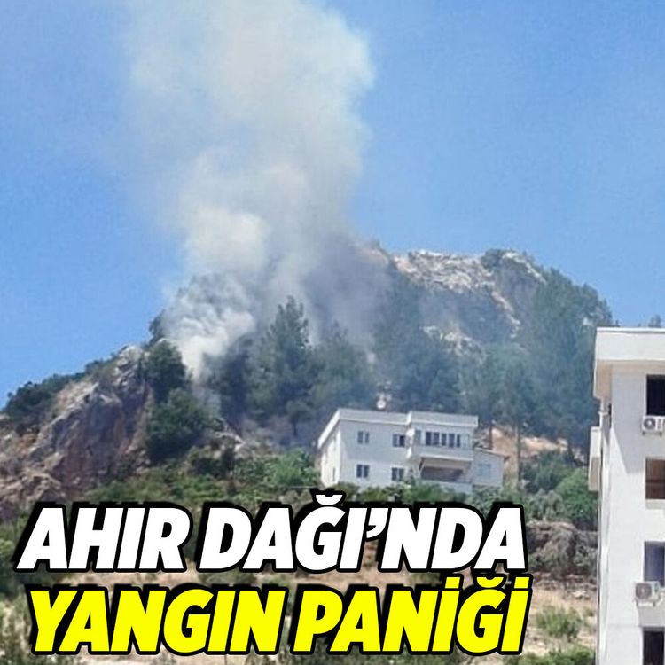 Kahramanmaraş Ahır Dağı Tömek mevkiinde çıkan yangın söndürüldü
