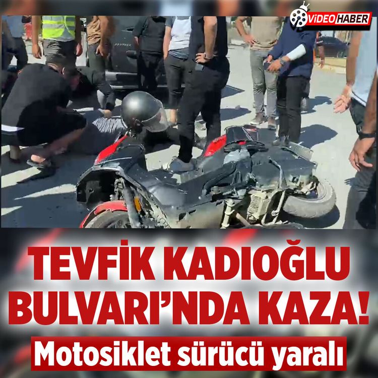Kahramanmaraş’ta motosiklet minibüsle çarpıştı