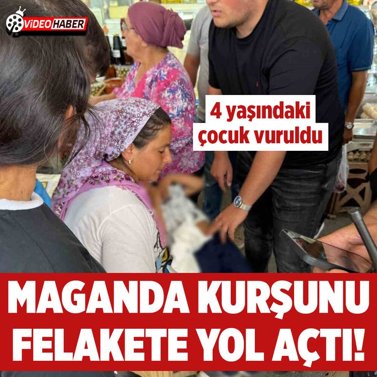 Gazipaşa'da düğünde havaya ateş açıldı! 4 yaşındaki çocuk yaralandı