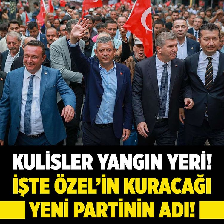 Kulislerde bomba iddia! Özgür Özel'in kuracağı partinin adı konuşuluyor
