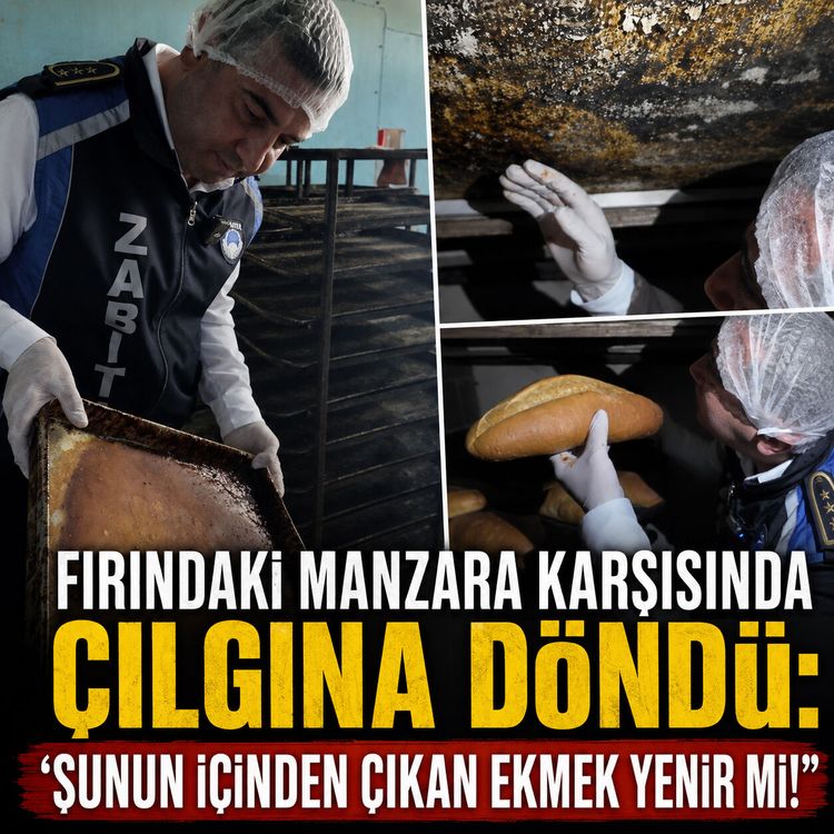 Zabıta müdüründen fırındaki pisliğe tepki: "Bunu insanlar yiyor"