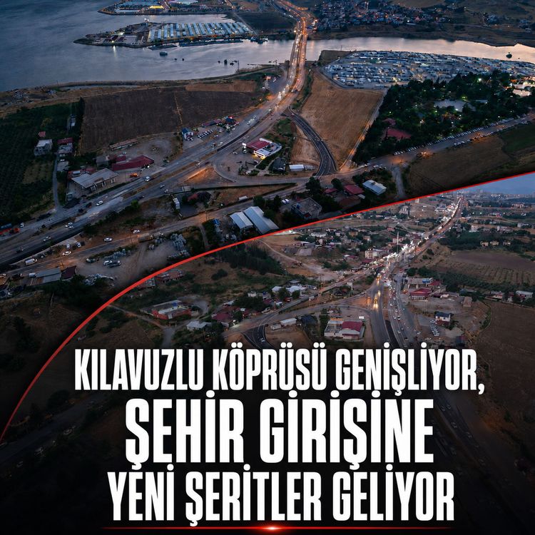 Kılavuzlu köprüsü genişliyor, Şehir girişine yeni şeritler geliyor