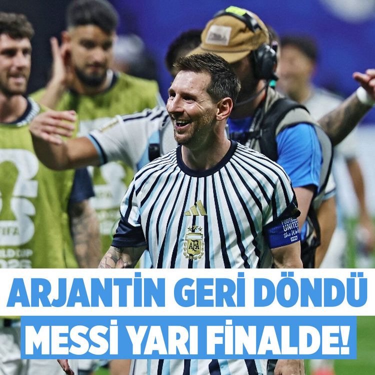 Arjantin'den tarihi geri dönüş! 90+2'de gelen bilet