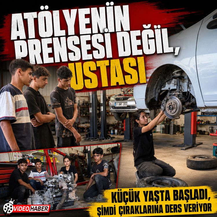 Atölyenin prensesi değil ustası