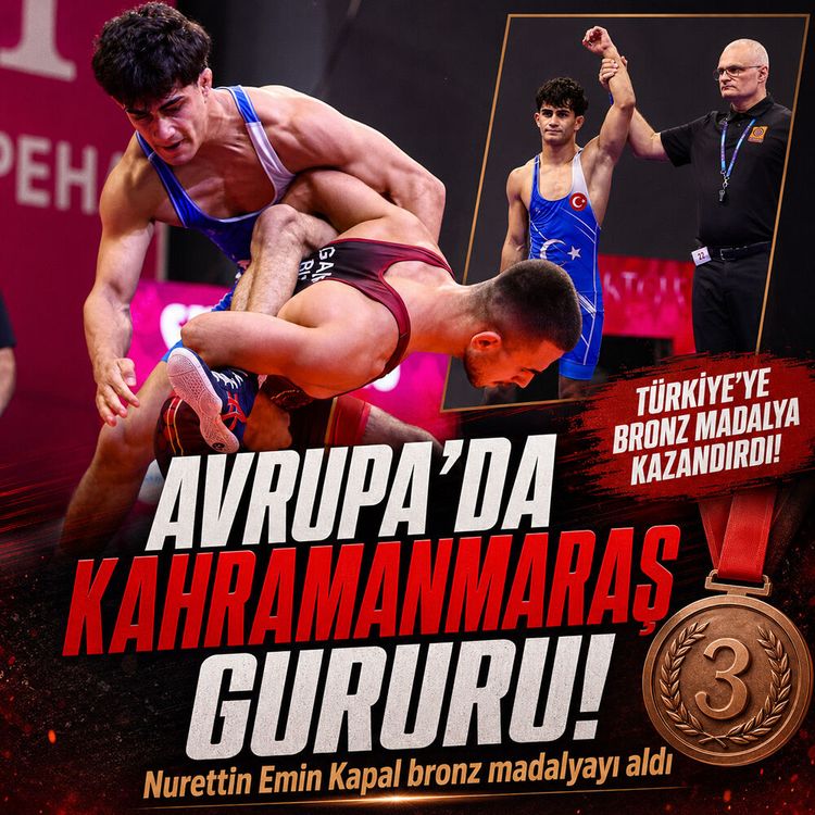 Avrupa’da Kahramanmaraş'ın Gururu!