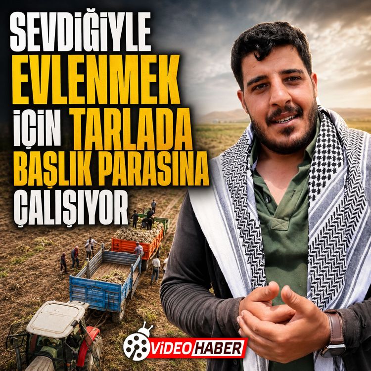 Sevdiğiyle evlenmek için 2 milyon TL başlık parasına tarlada çalışıyor