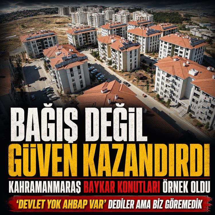 Bağış tartışmaları sürerken Kahramanmaraşlı depremzedeler 3 Yıldır Baykar Konutları'nda
