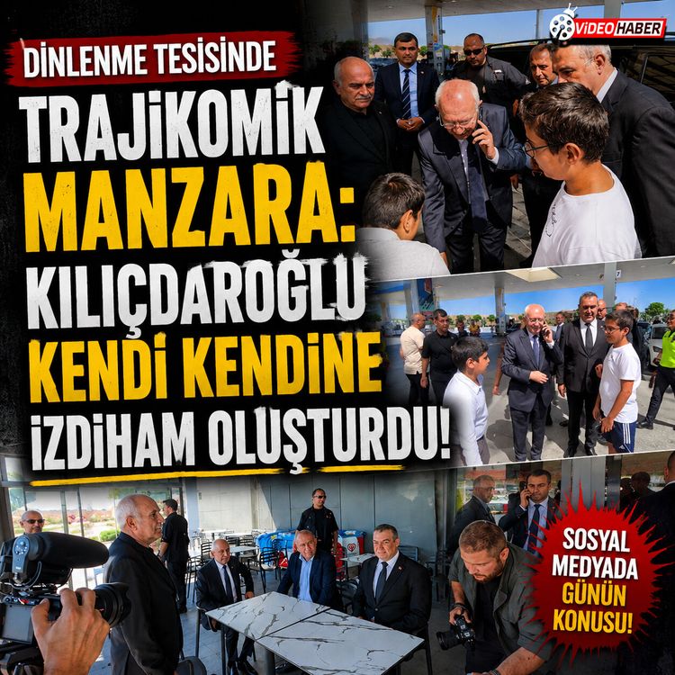 Benzinlikte ilginç anlar: Kılıçdaroğlu kendi izdihamını yaşadı