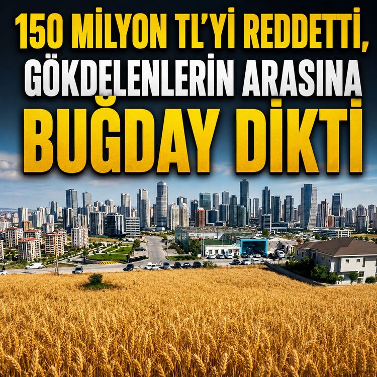 150 milyon TL'ye karşı 39 bin TL: Beton ormanında bir buğday tarlası!