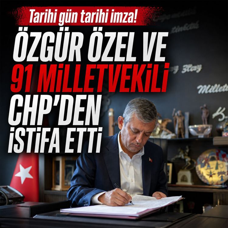 CHP'de beklenen deprem oldu! Özgür Özel dahil 91 kişi istifa etti