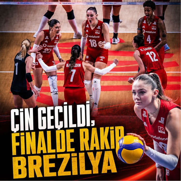 Çin geçildi, Finalde rakip Brezilya