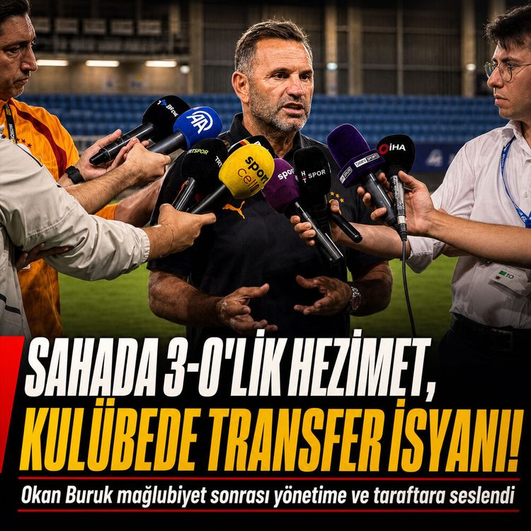 Galatasaray'da transfer krizine Okan Buruk noktayı koydu