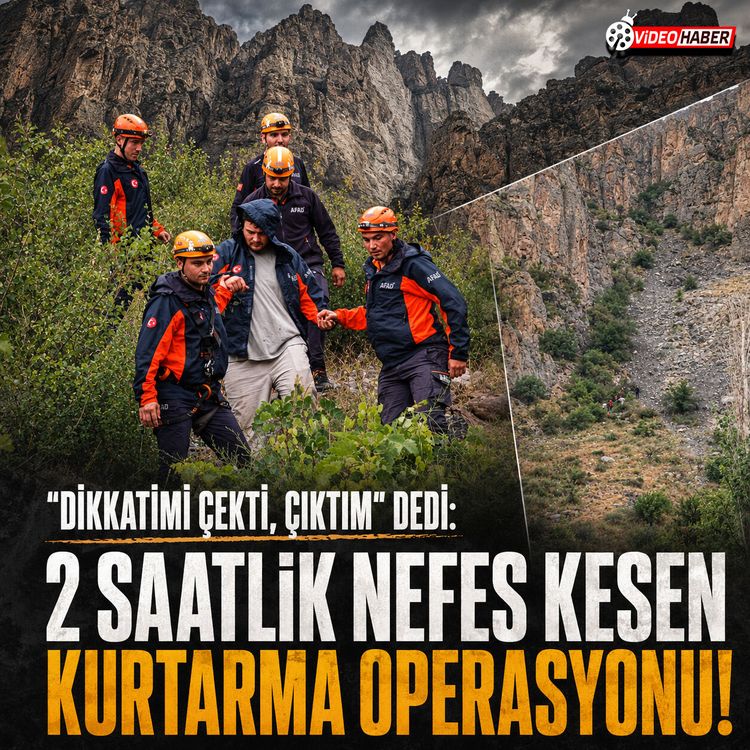 Gezmek için çıktığı kayalıklarda mahsur kaldı: Ekipler seferber oldu