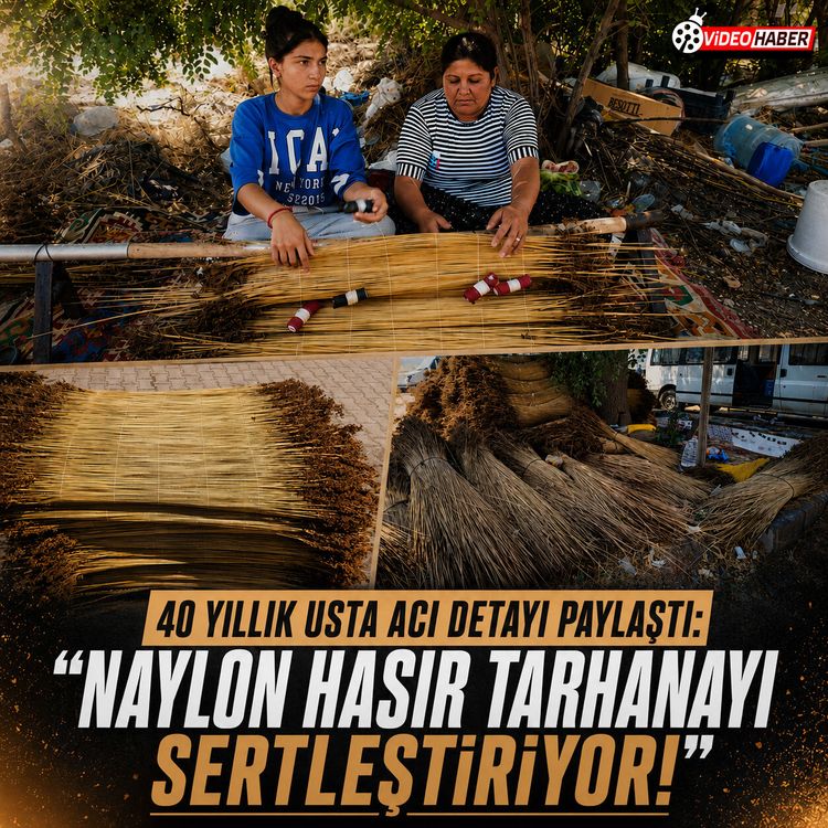 Kahramanmaraş tarhanasında naylon çiğ tehlikesi! Ustalar dertli