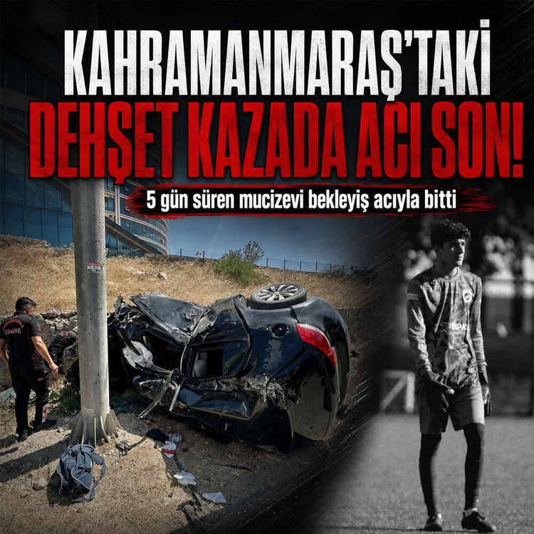 Kahramanmaraş'ı yasa boğan acı haber: Genç kaleci hayatını kaybetti