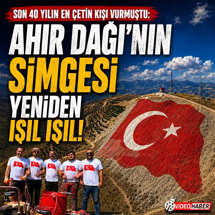 Kahramanmaraş'ta dünyanın en büyük Türk Bayrağı yenilendi