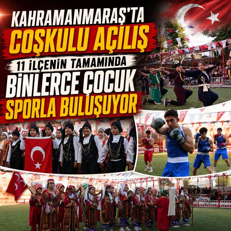 Kahramanmaraş'ta yaz spor okulları kapılarını açtı! Kayıtlar e-Devlet'te sürüyor