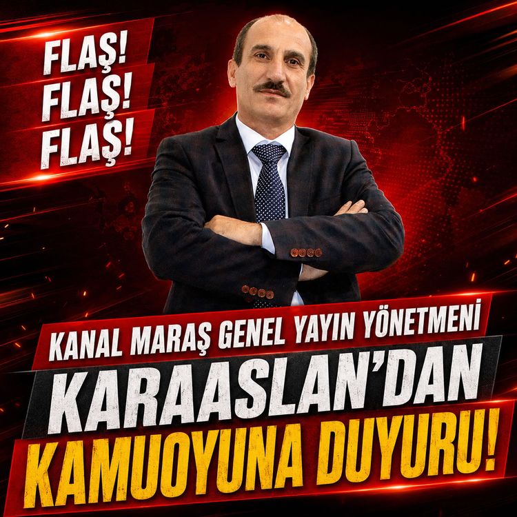 Genel Yayın Yönetmeni Karaaslan'dan kamuoyuna duyuru