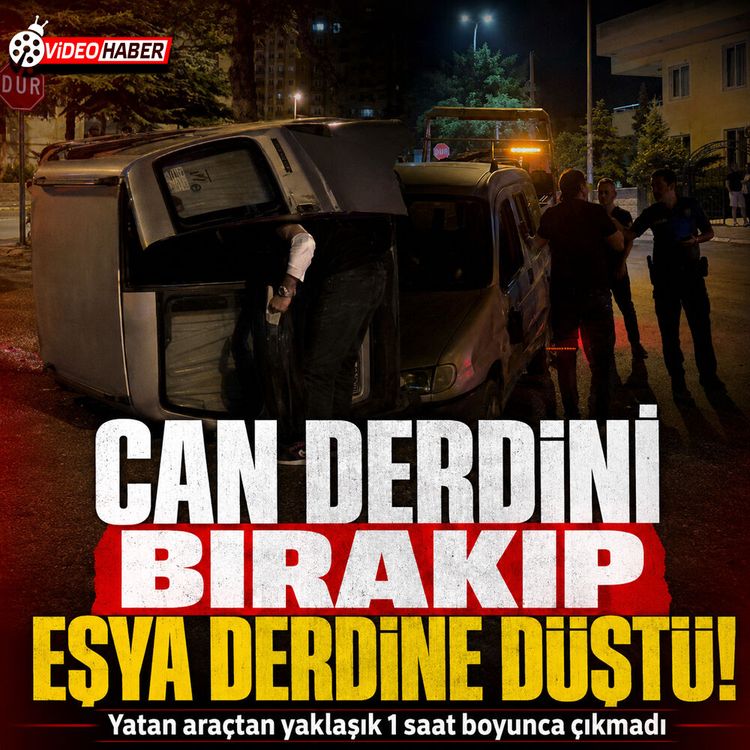 Kayseri’de canını hiçe saydı! Kazadan sonra polislere zor anlar yaşattı