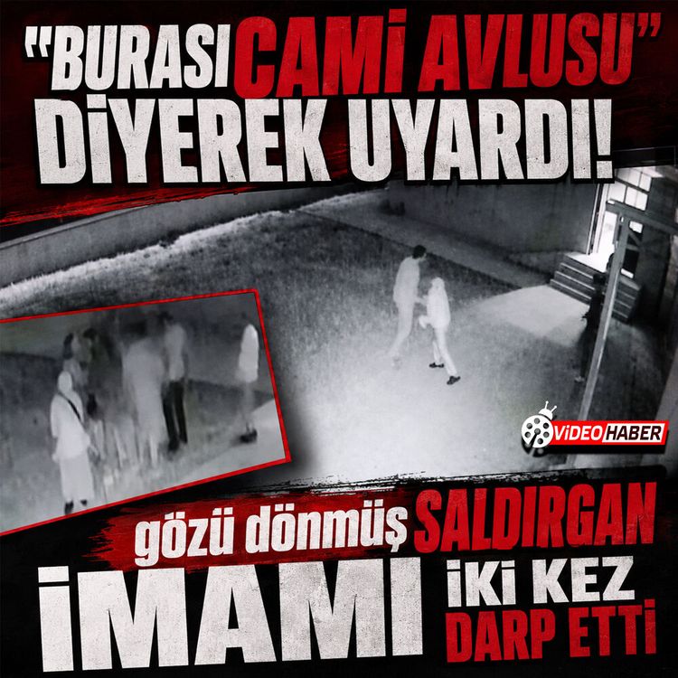 Kocaeli'de imama iki kez saldırdı, kolunu ısırdı: O anlar kamerada