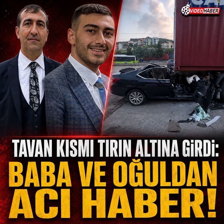 Kocaeli''de korkunç kaza! Baba ve oğlu can verdi