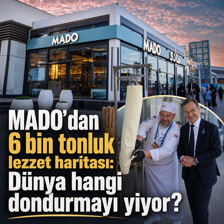 MADO’dan 6 bin tonluk lezzet haritası: Dünya hangi dndurmayı yiyor?
