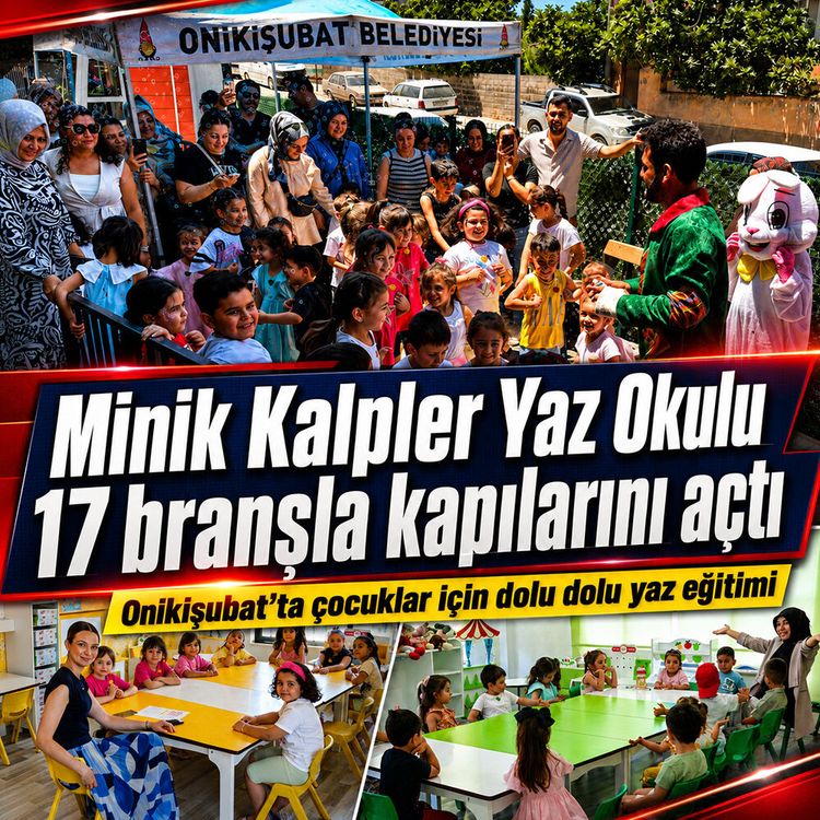 Minik Kalpler Yaz Okulu 17 branşla kapılarını açtı