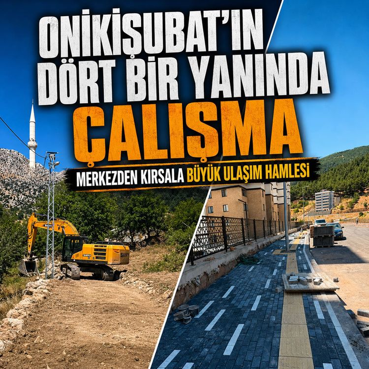 Onikişubat Belediyesi 12 noktada sahaya indi