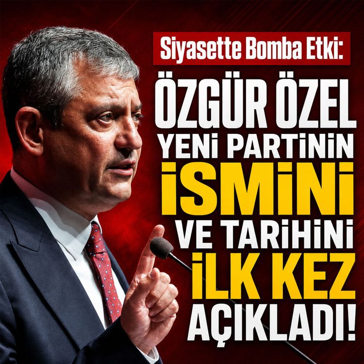 Siyasette bomba etki: Özgür Özel yeni partinin ismini ve tarihini ilk kez açıkladı!