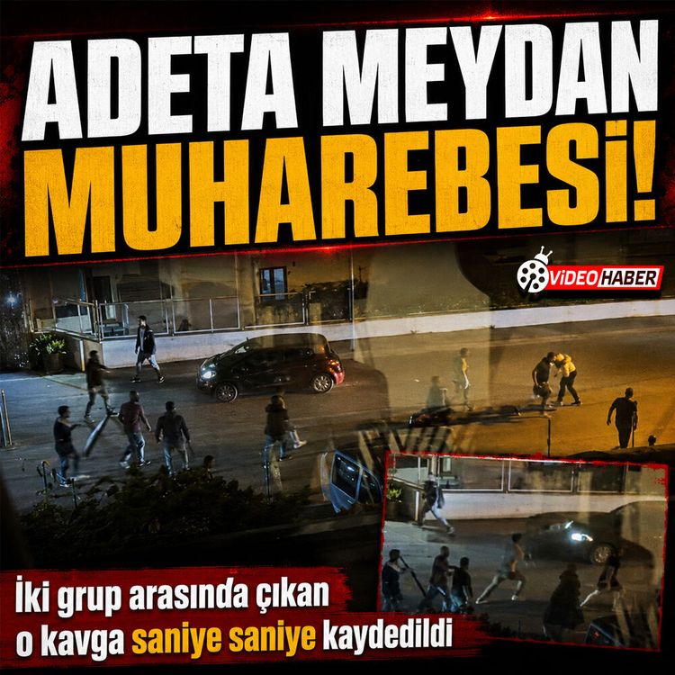 Sokak ortası savaş alanına döndü: Vatandaşlar ayıramadı