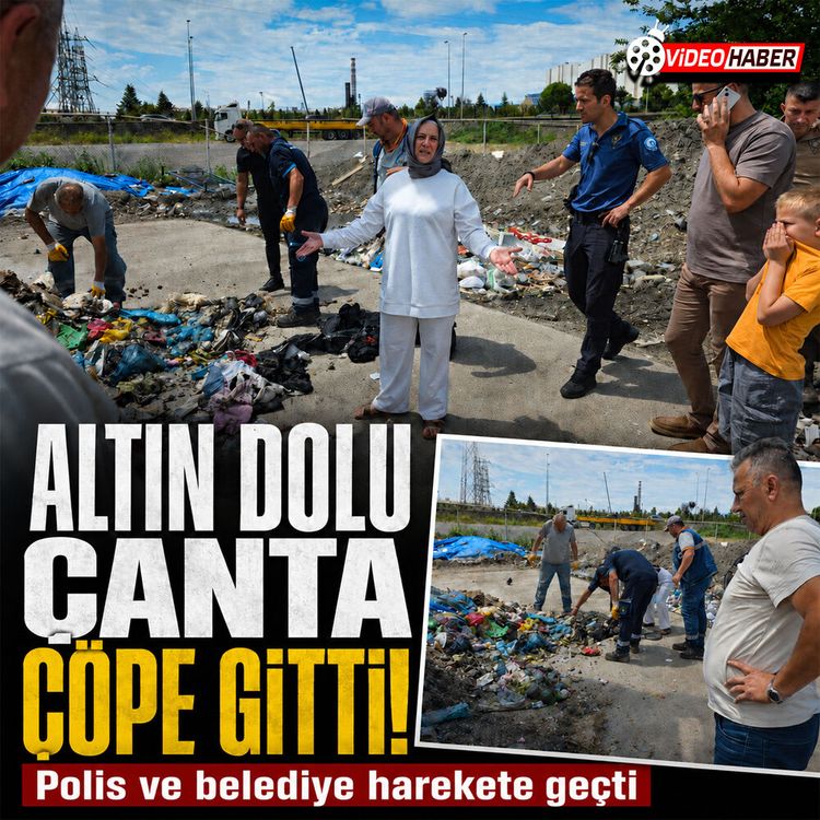 Zonguldak'ta kapı önüne bıraktığı valiz çöpe gitti: Çantadan altın çıktı