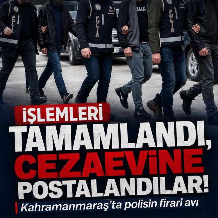 13'er yıl cezaları vardı! Kahramanmaraş'ta asayiş ekipleri operasyonla yakaladı