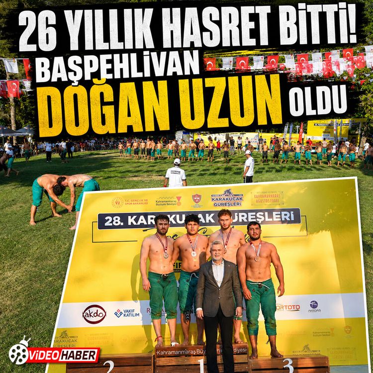 26 yıllık hasret bitti! Başpehlivan Doğan Uzun oldu