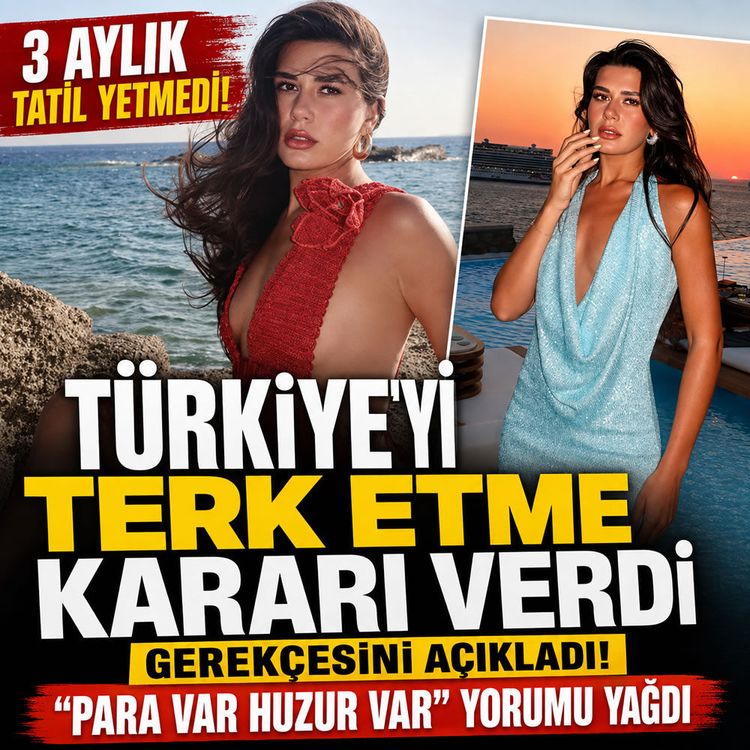 3 aylık tatil yetmedi! Türkiye'yi terk etme kararı verdi