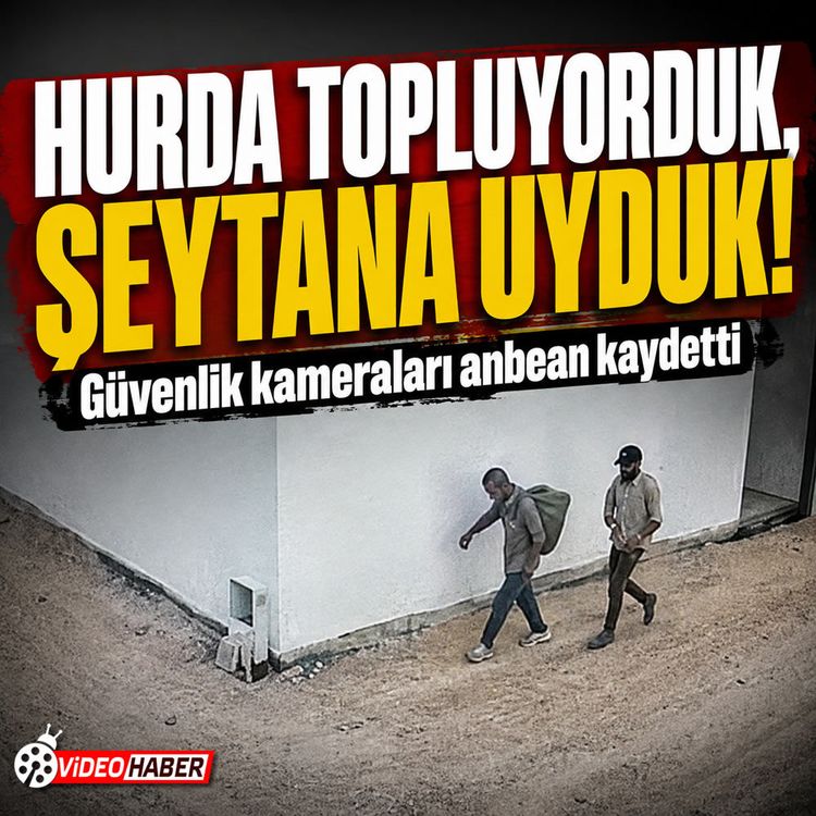 Adana'da 100 bin TL'lik hırsızlık kameraya takıldı!