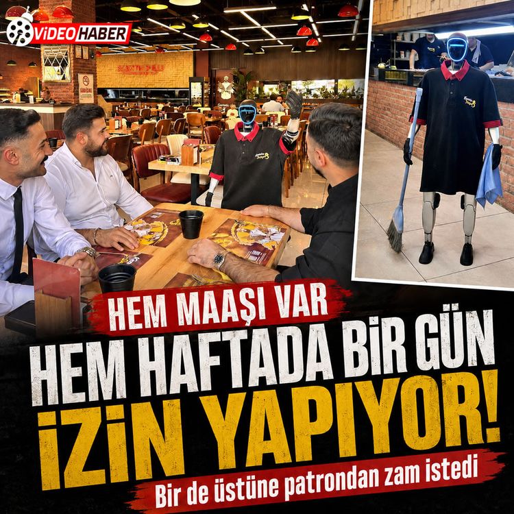 Ankara'da robot garson Fiko'dan patronuna şok talep: Zam istedi