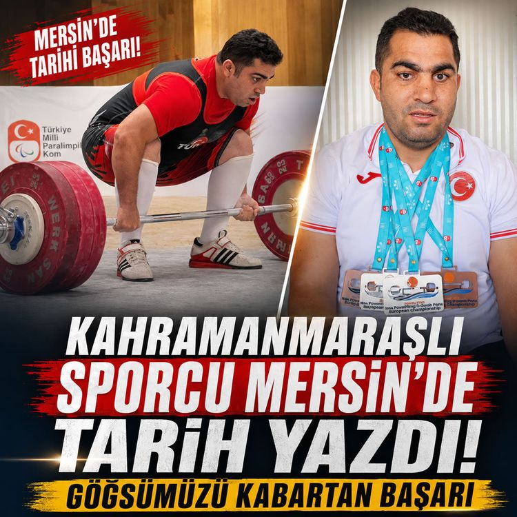 Avrupa Şampiyonası'na damga vurdu: Kahramanmaraşlı sporcudan büyük başarı