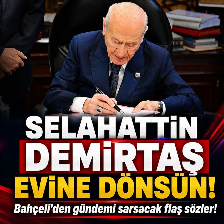 Bahçeli'den bomba Demirtaş açıklaması: "Halini hatırını sorarım"