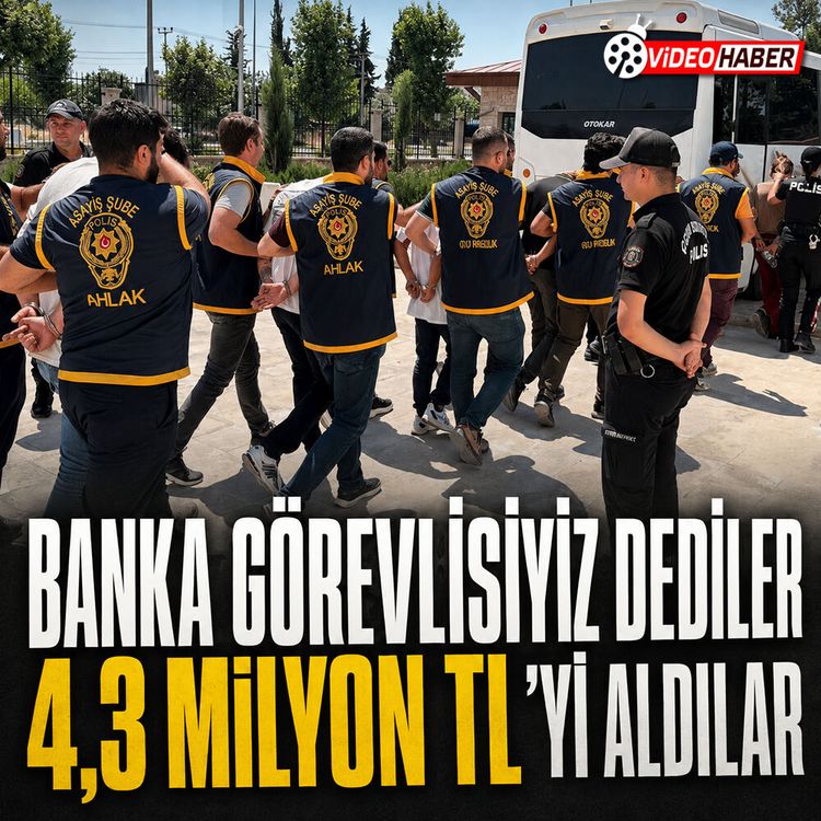 Banka görevlisiyiz dediler, 4,3 milyon TL’yi aldılar