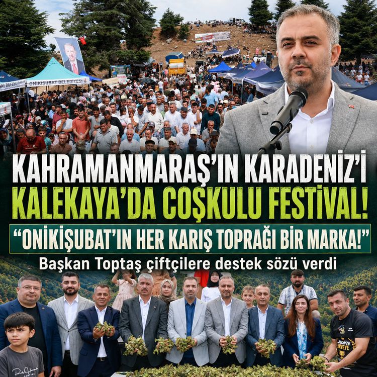 Başkan Hanifi Toptaş duyurdu: Onikişubat'ta fındık hasadı kutlandı