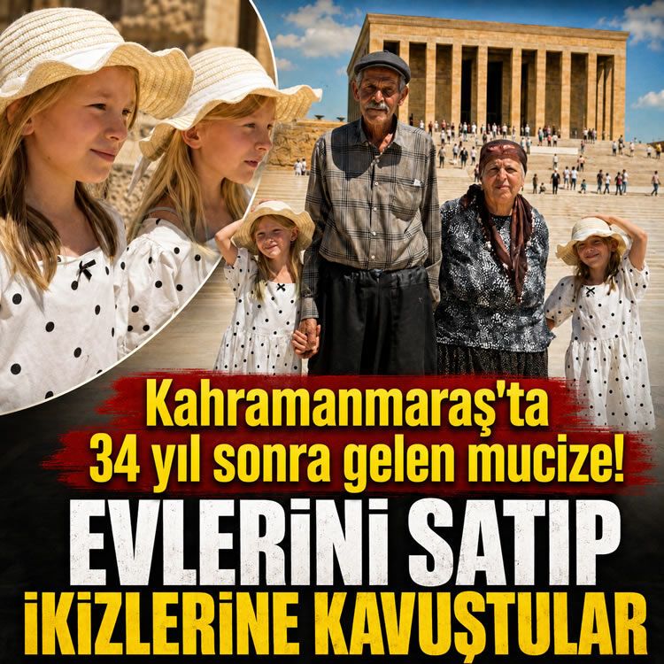 Kahramanmaraş'ta 34 yıl sonra gelen mucize: Evlerini satıp ikizlerine kavuştular!