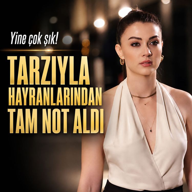 Burcu Özberk setten paylaştı: Doğal güzelliğiyle büyüledi