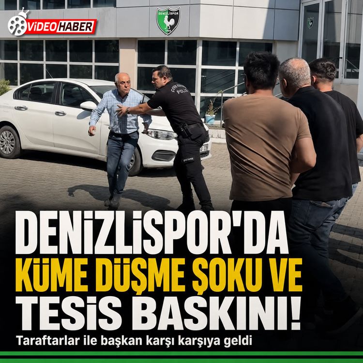 Denizlispor'da büyük kriz: Başkan ve taraftar tesiste kapıştı