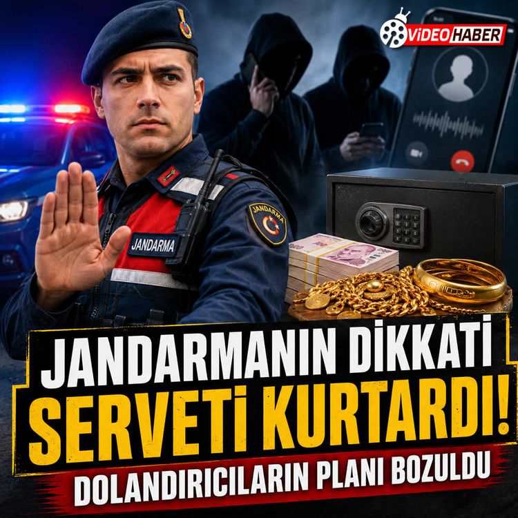 Jandarmanın dikkati serveti kurtardı! Dolandırıcıların planı bozuldu