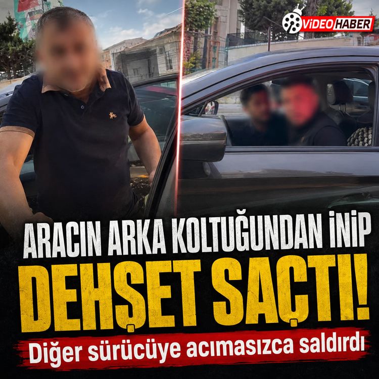 Esenyurt'ta trafikte maganda dehşeti: O anlar kamerada